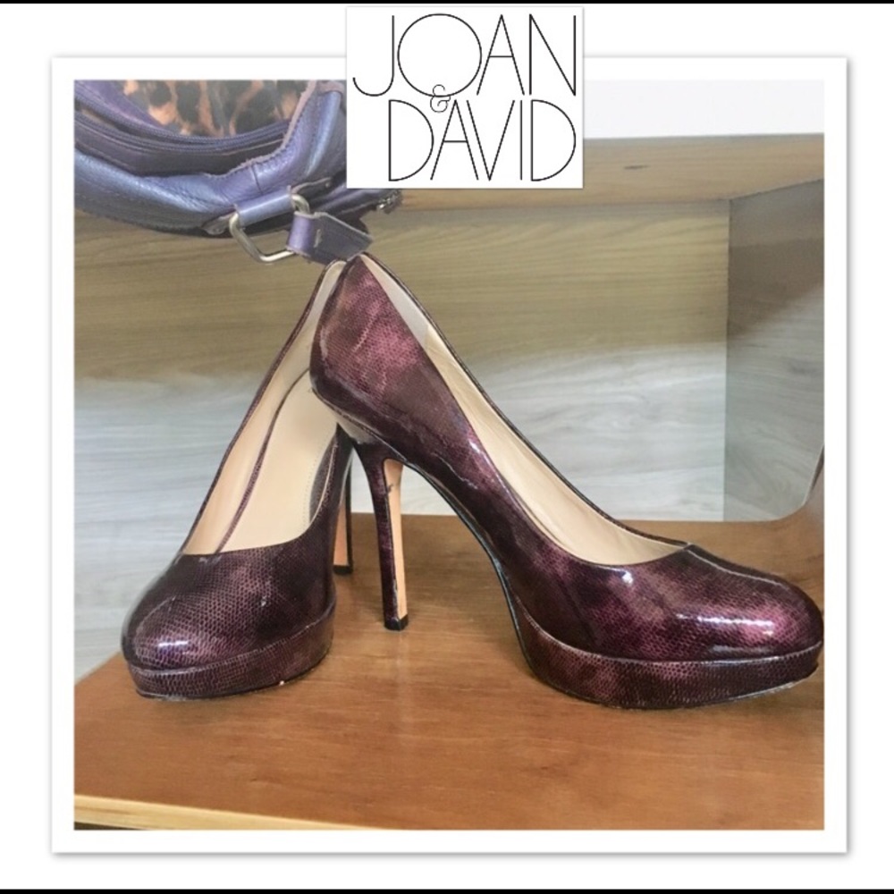 Joan & David Flipp Platform Pumps Purple 🔮